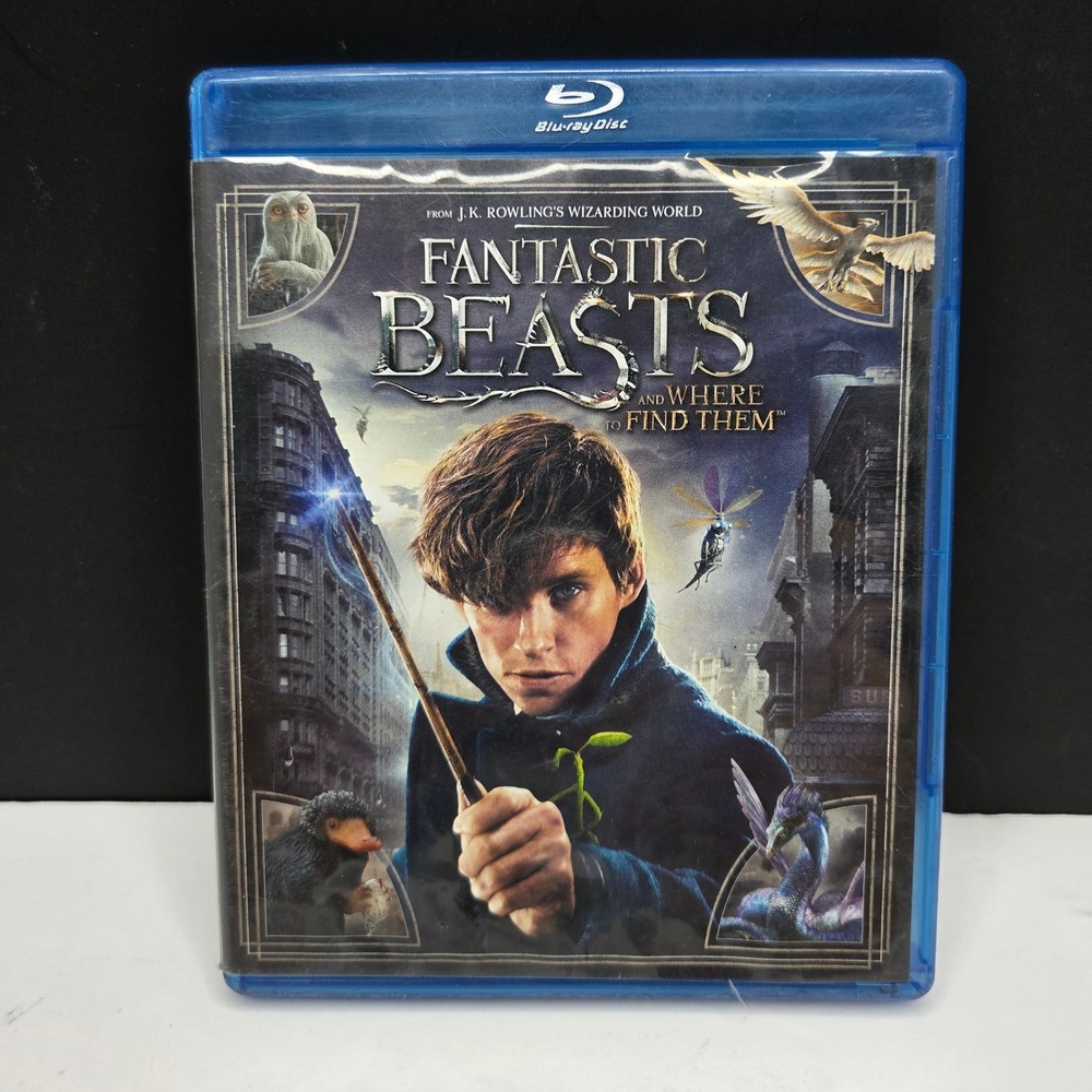 Fantastic Beasts and Where to Find Them Blu-ray DVD 2-Disc Set 2016 JK Rowling